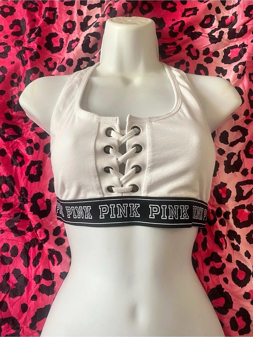 PINK Victoria's Secret Y2K Sports Bra Woman’s Size Large
